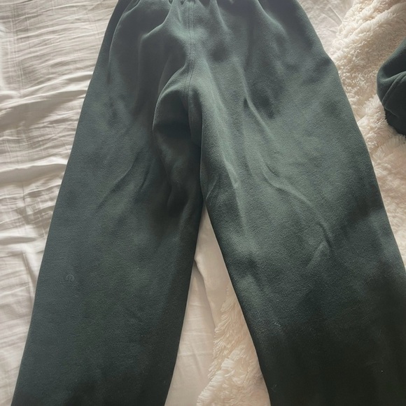 lululemon Green Scuba Hoodie with Gold Accents AND matching Lululemon Joggers - Picture 3 of 5